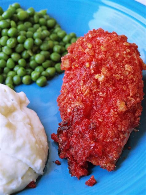 Baked Chicken With Flamin Hot Cheetos And Ranch Dressing Recipe Delishably