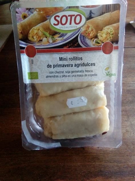 Soto Mini Rollitos De Primavera Agridulces Vegan Reviews Abillion