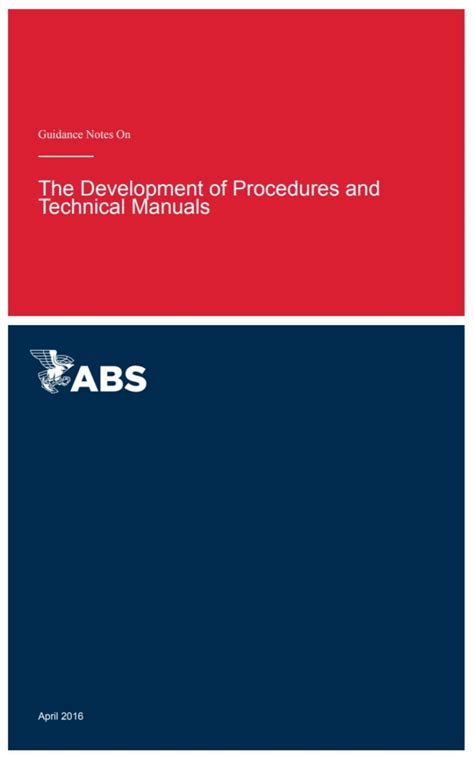 technical manual template  manual templates
