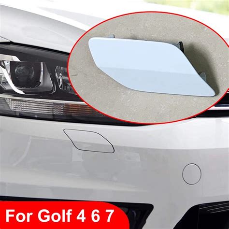 Pcs Front Bumper Headlight Lamp Washer Nozzle Jet Spray Cover Cap For