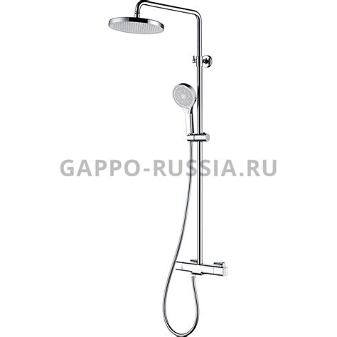 Душевая стойка с термостатом Gappo G2495-71