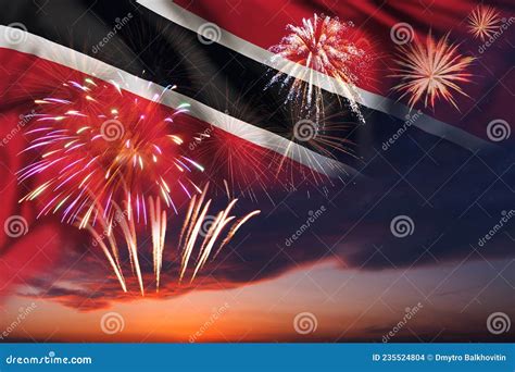 Flag Of Trinidad And Tobago For Independence Day Stock Photo Image Of