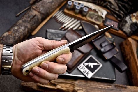 Cfk Ipak Handmade D Custom Nude Woman Art Scrimshaw Bone Skinner Hunting Knife Ebay