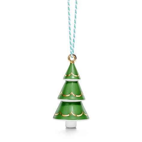 Christmas Tree Ornament In Bone China Tiffany And Co