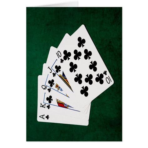 Poker Hands - Royal Flush - Clubs Suit #poker #cards #clubs #royal # ...