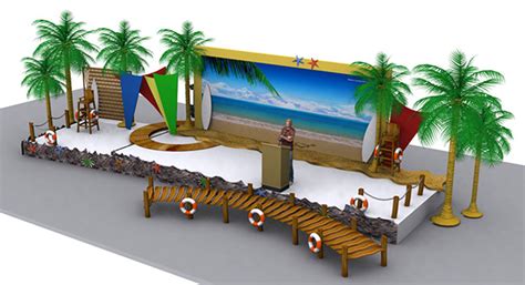 Beach Stage Design On Behance