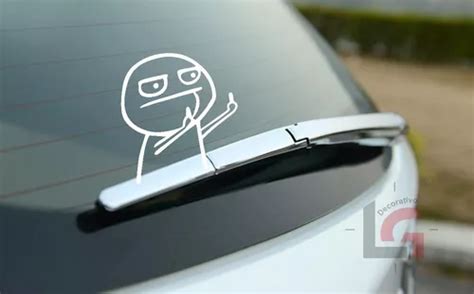 Calco Fuck You Meme Decal Sticker Auto Dedo Dibujos Animados En Venta En Ezeiza Bs As G B A