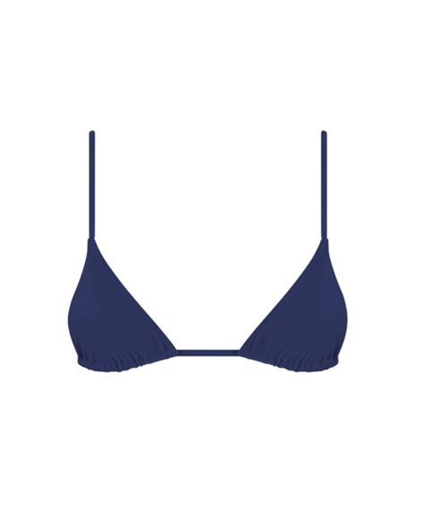 Navy Blue String Bikini Top Ark Swimwear
