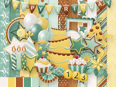 It's My Party 1 — Yandex.Disk | Free digital scrapbooking kits, Free ...