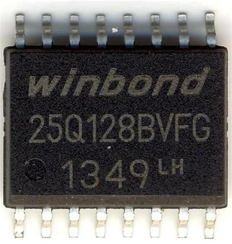 Купить Микросхема Winbond W25Q128BVFG 25Q128BVFG SOP16 128Мб Flash SPI ...