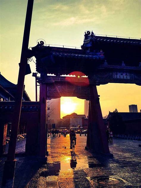 The Gates Outside Shenyang Imperial Palace Shenyang China