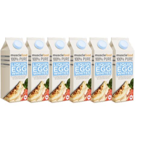 Six Cartons Of British Liquid Egg Whites