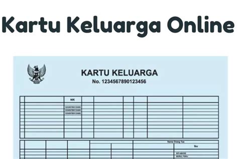 Cetak Kartu Keluarga Secara Mandiri Proses Online Praktis Tanpa Harus