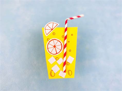 Easy Lemonade Craft for Kids - In The Playroom