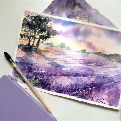 Акварель Прованс в интернет-магазине на Ярмарке Мастеров | Картины ...