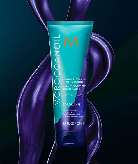Moroccanoil Blonde Perfecting Purple Shampoo The Hair Shop Uk