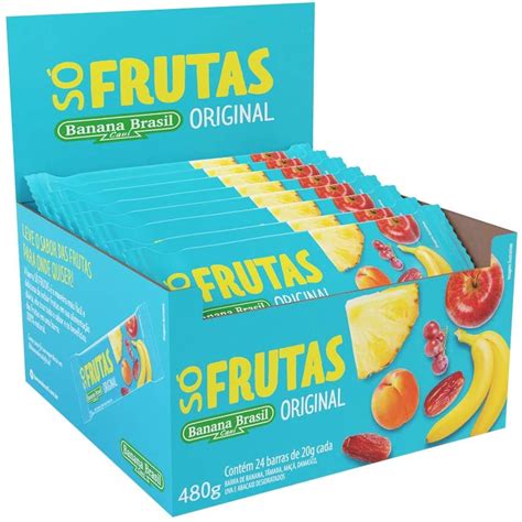 Barra S Frutas Original Sem A Car G Banana Brasil Caixa