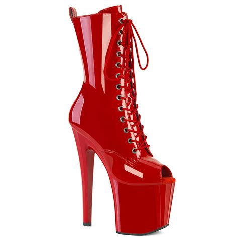 Pleaser Enchant-1041 in Red – Pleaser Shoes
