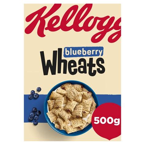 Kelloggs Cereal Wheats Blueberry 500g Tesco Groceries