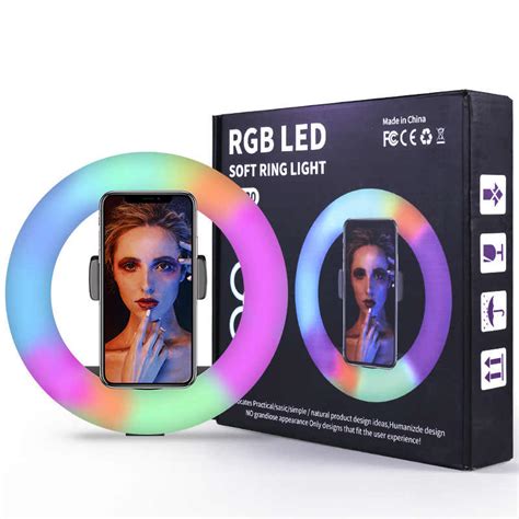 RGB LED Soft Ring Light MJ26 - GATES Services