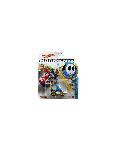 Hot Wheels Mario Kart Shy Guy Bleu Clair