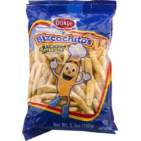 E Pallet Donde Bizcochitos 529 Oz 150 Grs