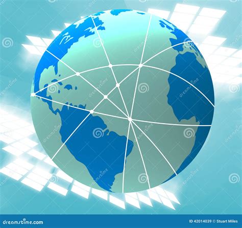 World Travel Indicates Explore Worldly and Tours Stock Illustration