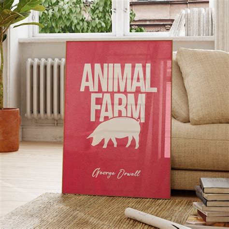 George Orwell Animal Farm Posters Etsy