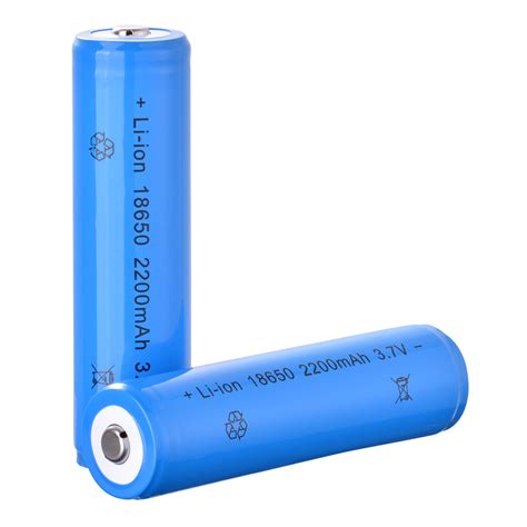 Li Ion ICR18650 3 7V 2200mAh Rechargeable Battery ICR18650 2200