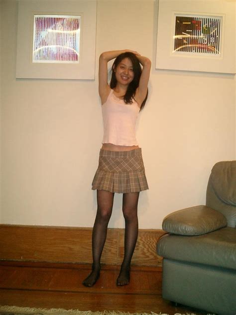 Amateur Pantyhose On Twitter Plaid Miniskirt And Black Pantyhose
