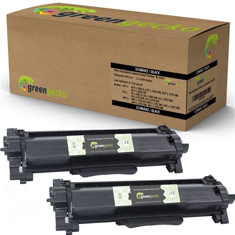 Toner Schwarz ersetzt Brother TN-3520 | 3er-Set - Green-Gecko