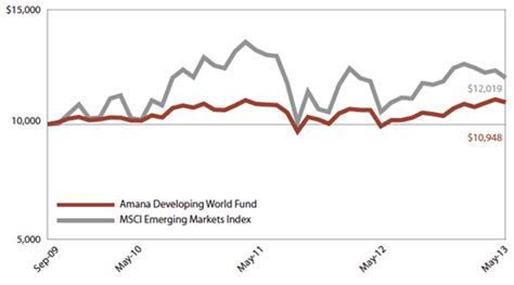 Amana Developing World Fund Growth Of 10000