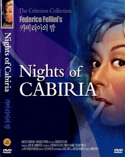 Nights Of Cabiria 1957 Federico Fellini Giulietta Masina Dvd New
