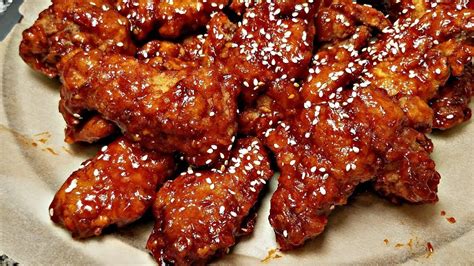 EASY Korean Fried Chicken Recipe Dakgangjeong 닭강정 Spicy Korean