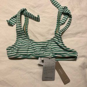 J Crew Swim Any For Jcrew Playa Nantucket Striped Tie Bikini Top Poshmark