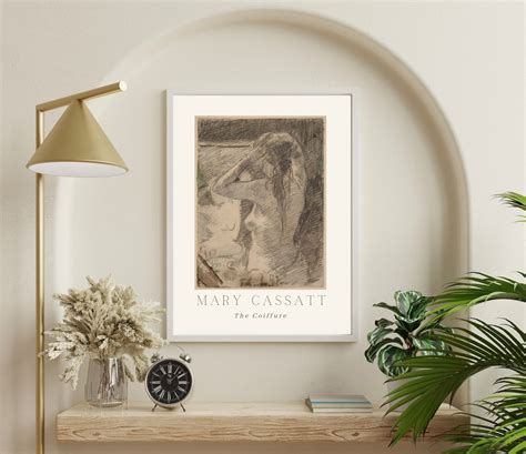 Nude Woman Art Print Vintage Naked Erotic Portrait Painting Moody Portrait Painting Moody