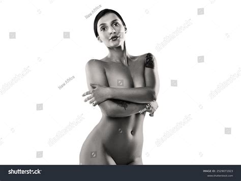 Beautiful Nude Woman Posing On White Stock Photo 2529071923 Shutterstock
