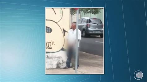 G1 Homem Faz Gestos Obscenos Para Alunas Em Frente A Escola Em