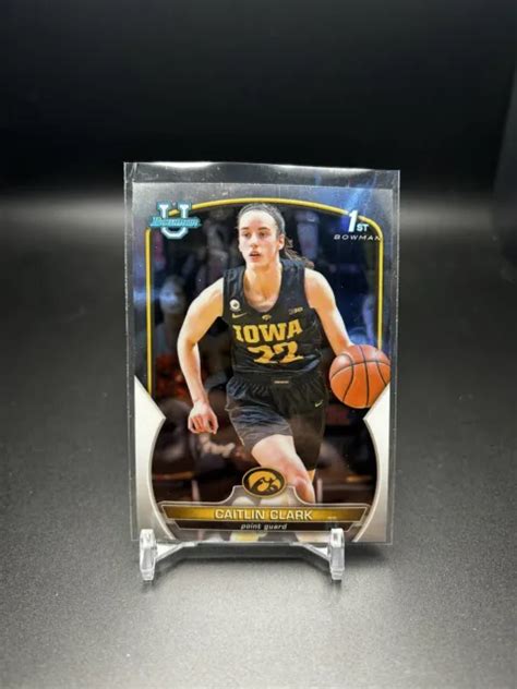 Bowman Chrome U University Caitlin Clark Recrue Rc Re Iowa