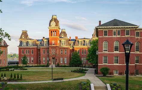 West Virginia University Campus Morning Photograph by Aaron Geraud ...