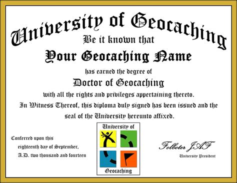 Fields Of Heather: Bachelors, Masters, and Doctoral Degrees in Geocaching