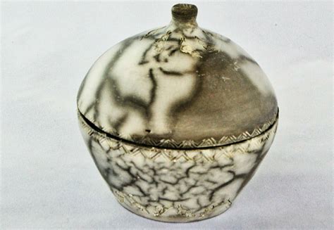 Small Naked Raku Pot