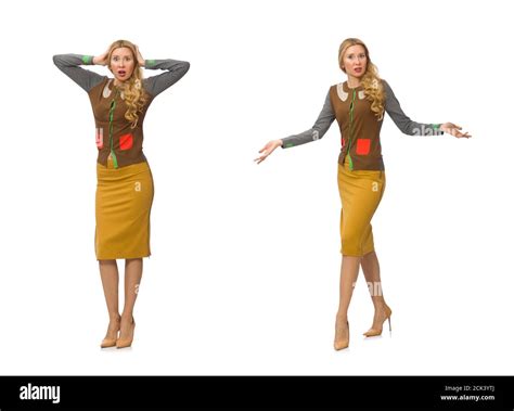 Attractive Blonde Girl Long Legs Hi Res Stock Photography And Images Alamy