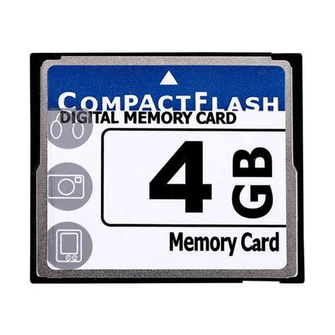 Профессиональная карта памяти Compact Flash емкостью 4 ГБ (бело-синяя ...