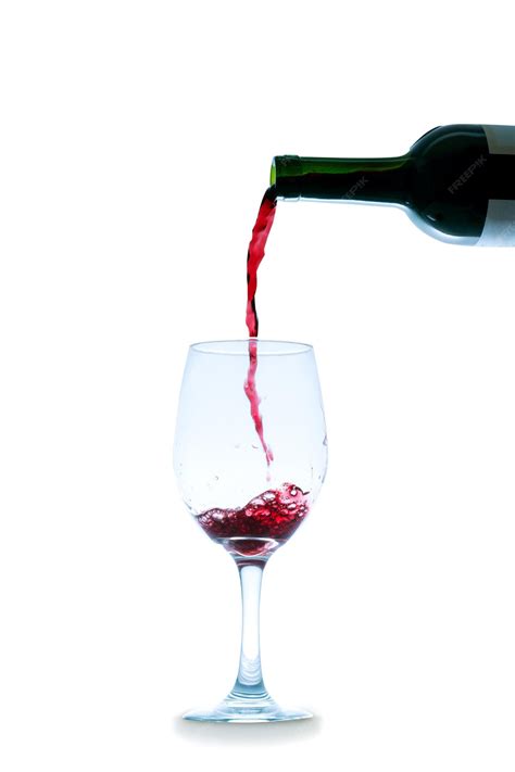 Premium Photo Red Wine Pouring Into Glass