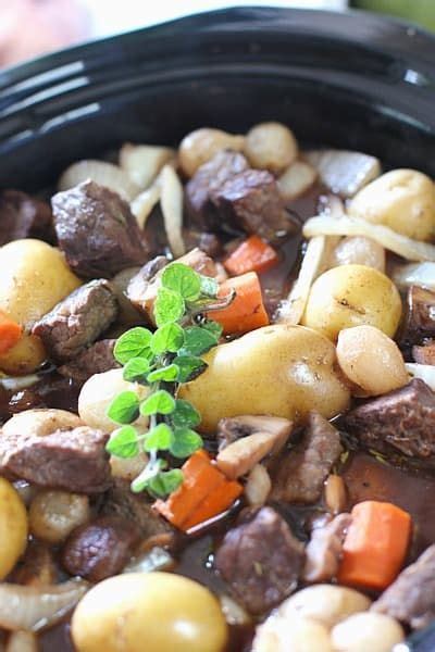 This Slow Cooker Beef Bourguignon Is The Perfect Meal For A Cozy Night It Comes Together With