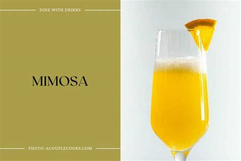 21 Mimosa Champagne Cocktails to Sip on for Brunch Bliss | DineWithDrinks