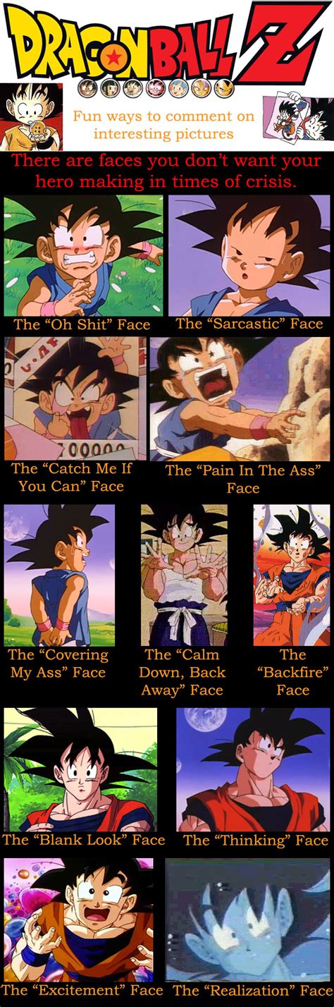 Goku Funny Faces by shinigamisgem on DeviantArt