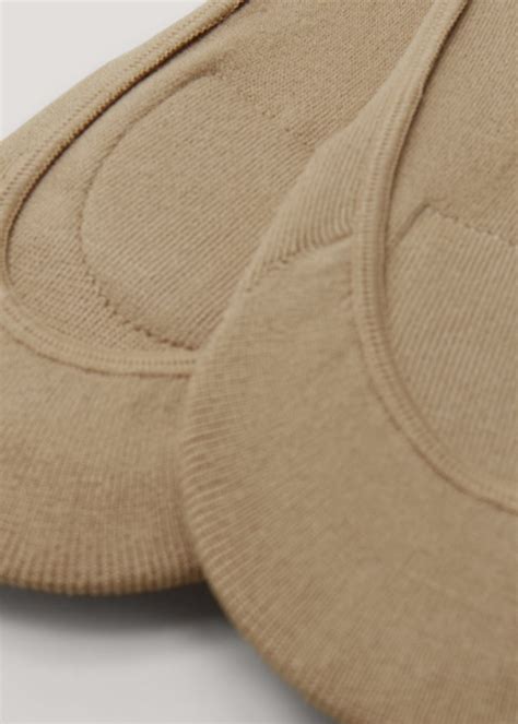 Pack Nude Cushioned Footsie Socks Matalan