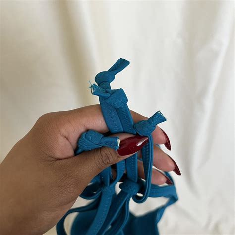Blue Reversible Bikini Top Normal Wear Fits A C Depop